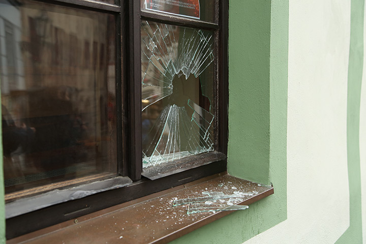 A2B Glass are able to board up broken windows while they are being repaired in Chandlers Ford.